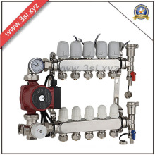 Separador de distribuição de água anti-corrosão para sistema de aquecimento radiante (YZF-L148)